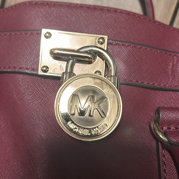 Michael Kors Maroon Purse - Picture 4 of 6
